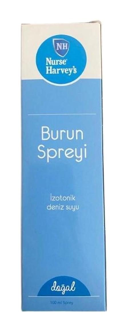 Nurse Harvey's İzotonik Deniz Suyu Tekli Burun Spreyi 100 Ml