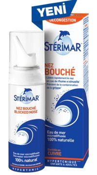 Sterimar Bouche Hipertonik Deniz Suyu Tekli Burun Spreyi 100 Ml