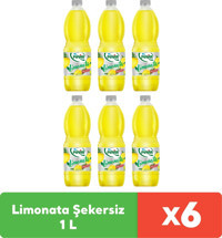 Pınar Şekersiz Pet Limonata 6x1 lt