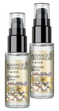 Avon Advance Techniques Ultimate Shine Parlaklık Veren Saç Serumu 2x30 ml