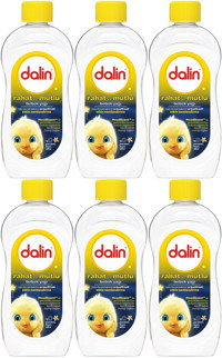 Dalin Rahat ve Mutlu Vanilyalı Bebek Masaj Yağı 6x300 ml