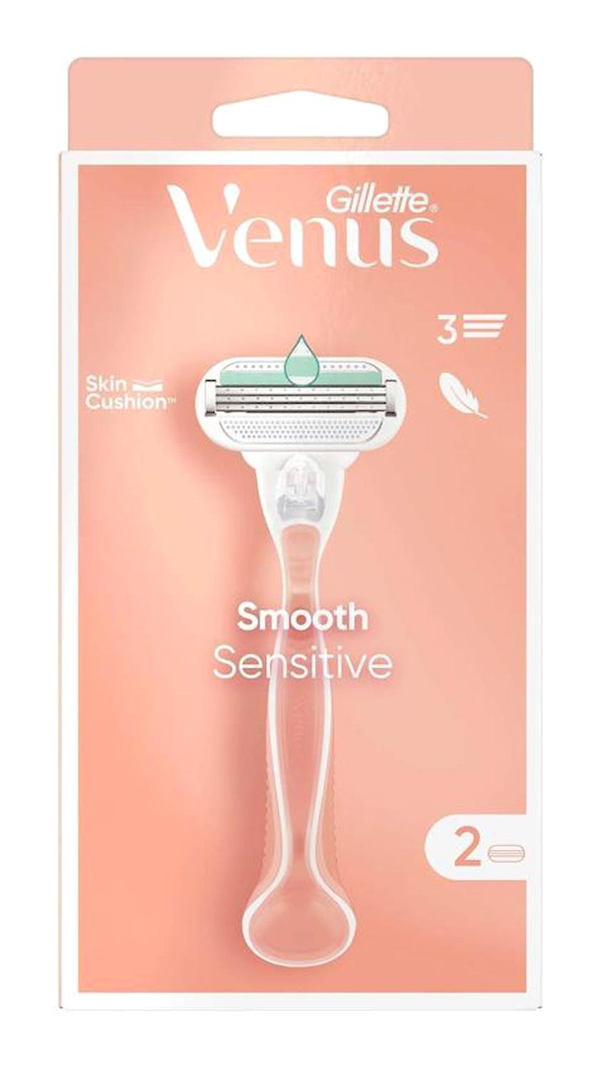 Gillette Venus Smooth Tüm Vücut 1 Başlıklı Çok Amaçlı Sinekkaydı Islak - Kuru Tıraş Makinası