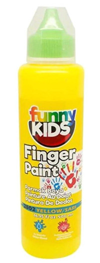 Funny Kids Yıkanabilir 500 ml Sarı Parmak Boyası