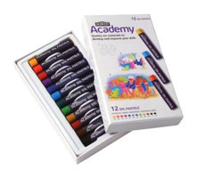 Derwent Academy 12'li Kalem-Yağlı Pastel Boya