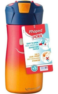 Maped Picnik Pembe Çelik Okul Çocuk Suluk 430 ml