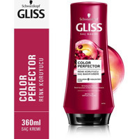 Gliss Color Perfector Hyaluron İksiri-Kızılcık Özü Renk Koruyucu Boyalı Saç Kremi 360 ml