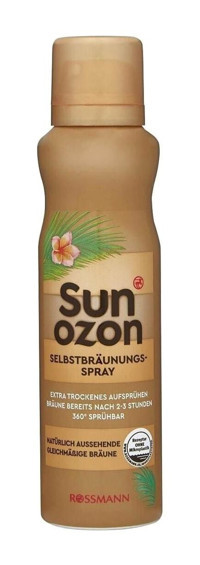 Sun Ozon Aloe Vera-E Vitaminli Hızlı 10 Faktör Vücut İçin Bronlaştırıcı Sprey 150 ml