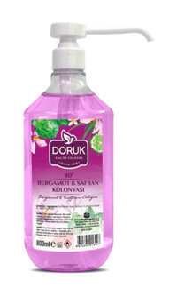 Doruk Bergamot-Safran Pet Şişe Kolonya 800 ml