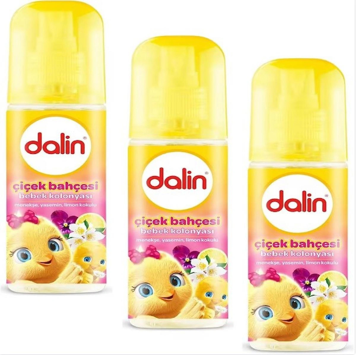 Dalin Çiçek Bahçesi Sprey Bebek Kolonyası 2x150 ml