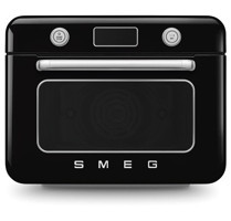 Smeg 50’s Style Izgaralı Dijital Retro Fanlı Mini Fırın Siyah