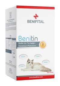 Benifital Multivitamini Tüy Sağlığı Kedi Vitamini Şurup 50 ml