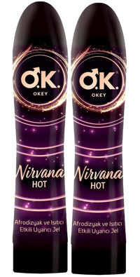 Okey Nirvana Hot Kayganlaştırıcı Jel 2x100 ml