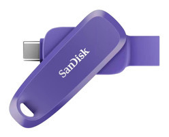 Sandisk Phone Drive SDDDC6-128G-G46PO Mini Çift Taraflı USB 3.2 Gen 1 Type A-Type C 128 GB Flash Bellek Mor