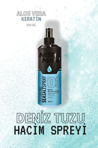 Nish No: 1 Dolgunlaştırıcı Islak Görünümlü Deniz Tuzlu Saç Spreyi 200 ml