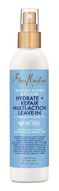 Shea Moisture Manuka Honey & Yogurt Besleyici Islak Görünümlü Provitaminli Hafif Saç Spreyi 237 ml