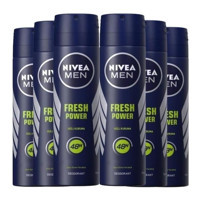 Nivea Fresh Power Pudrasız Ter Önleyici Sprey Erkek Deodorant 6x150 ml