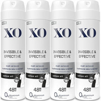 Xo Invisible Effective Pudrasız Ter Önleyici Sprey Kadın Deodorant 4x150 ml