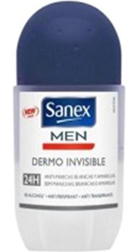 Sanex Dermo Invisible Pudrasız Ter Önleyici Antiperspirant Roll-On Erkek Deodorant 50 ml