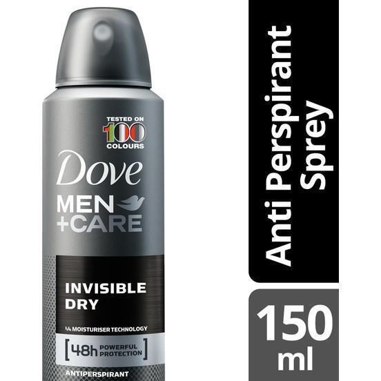 Dove Invisible Pudralı Ter Önleyici Antiperspirant Sprey Erkek Deodorant 150 ml