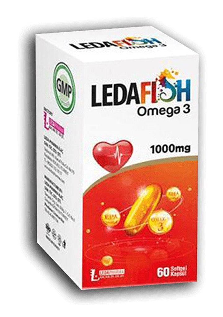 Ledapharma Ledafish Omega 3 Balık Yağı Kapsül 1000 mg 60 Adet