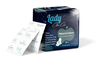 Doctorem Lady Cotton Care Gece Organik Antialerjik Orta 6'lı Hijyenik Ped