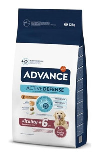 Advance Dog Maxi Senior 6 Vitality Tavuk Büyük Irk Yaşlı Köpek Maması 12 kg