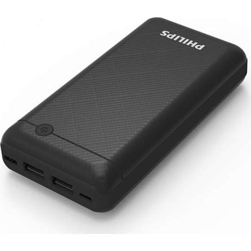 Philips DLP1720CB/97 20000 mAh USB Type C Çoklu Kablolu Powerbank Siyah