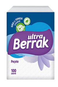 Berrak Ultra Kağıt Peçete 100'lü