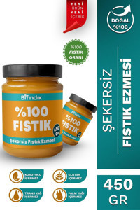 Bi Fındık Şekersiz Fıstık Ezmesi 450 gr