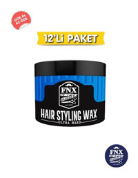 FNX Barber Mastic Doğal - Mat Krem Ekstra Sert Provitamin B5 12x150 ml Wax