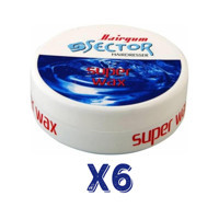 Sector Hairgum Doğal Krem Sert Keratinli 6x150 ml Wax