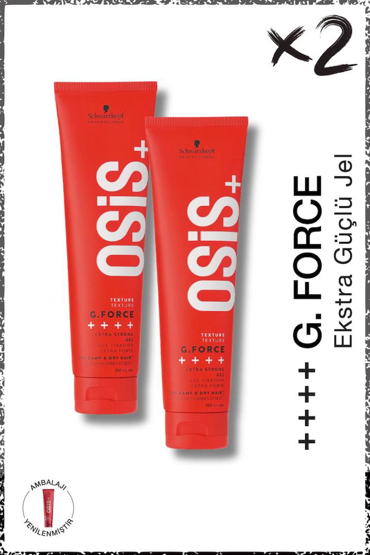 Schwarzkopf Osis G Force Doğal Krem Ekstra Sert Keratinli 2x150 ml Wax