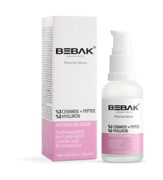 Bebak PHARMA Tüm Yaşlar Nemlendirici Tüm Ciltler Anti-Aging, Kırışıklık Giderici Yüz Serum 30 ml