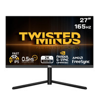 Twisted Minds TM27QHD165IPS 165 Hz 0.5 ms 27 inç QHD 2K Flat IPS Hoparlörlü VGA HDMI Freesync G-Sync ‎2560 x 1440 px LED Monitör