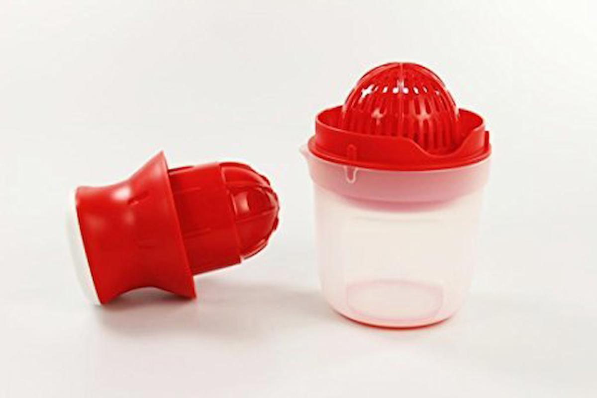 Tupperware 300 ml Kırmızı Katı Meyve Sıkıcağı