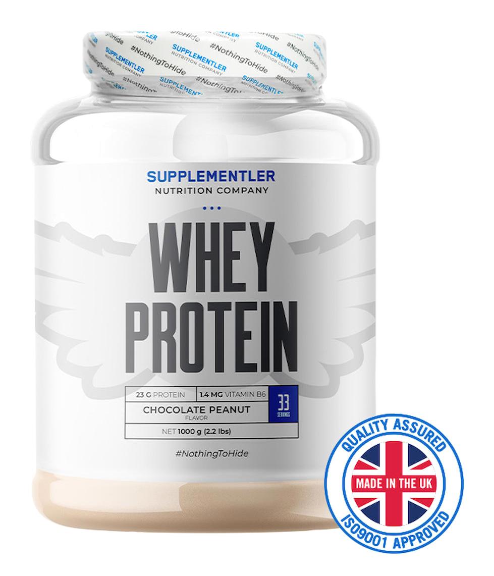 Supplementler Çikolatalı - Yer Fıstıklı Whey Protein Protein Tozu 1000 gr