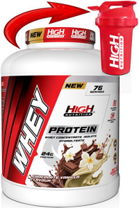 High Nutrition Çikolatalı - Vanilyalı Whey Protein Protein Tozu 2280 gr