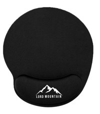 Lord Mountain Bilek Destekli 21x26 cm Small Mousepad Siyah