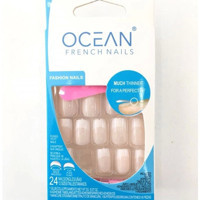 Ocean Oval Yarı Mat French Pembe 24'lü El Takma Tırnak