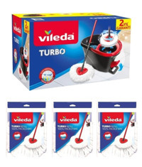 Vileda Turbo 3'lü Set Siyah