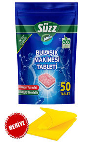 Süzz Tablet Bulaşık Makinesi Deterjanı 50 Adet