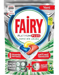 Fairy Platinum Plus Limon Tablet Bulaşık Makinesi Deterjanı 5x40 Adet