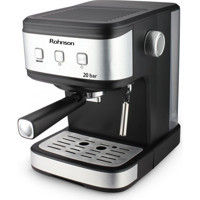 Rohnson R-987 800 W Plastik Tezgah Üstü Öğütücülü Tam Otomatik Espresso Makinesi Siyah