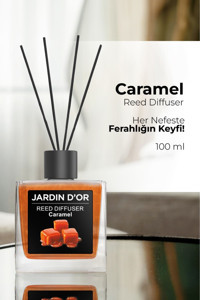 Jardin D'or Caramel Reed Diffuser Çubuklu Sakız Oda Kokusu 100 ml