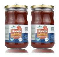 Ekoloji Market Duble Konsantre Tuzsuz Domates Salçası 2x650 gr