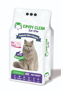 Eaysy Clean Bebe Pudralı Topaklanan İnce Taneli Bentonit Kedi Kumu 20 lt