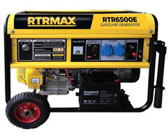 Rtrmax RTR6500E 6.2 kVA İpli - Marşlı Benzinli Jeneratör