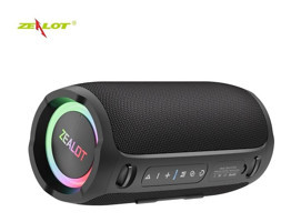 Zealot S76 50 W Işıklı Siyah Bluetooth Hoparlör