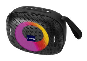 Hepu HP-S 08 Işıklı Siyah Bluetooth Hoparlör