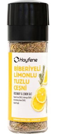 Hayfene Organik Glutensiz Vegan Limon Çeşni 65 gr